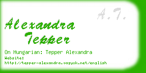 alexandra tepper business card
